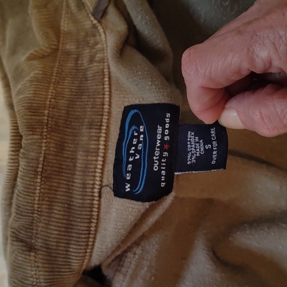 Y2K Corduroy Blazer tobacco Jacket sz Small - Picture 14 of 15